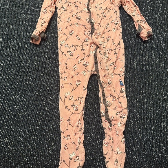 Kickee Pants Other - Kickee Pants Bamboo Floral Footed Sleeper 6-12M *